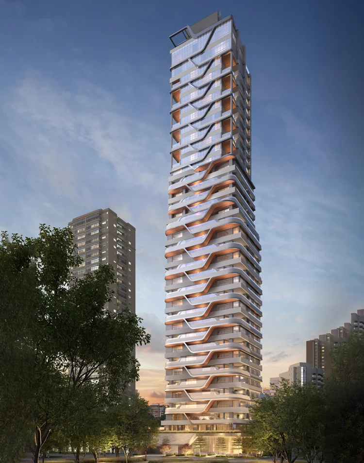 Imagem oficial de divulgação de City 23, Goiânia. Pode ser perspectiva artística.