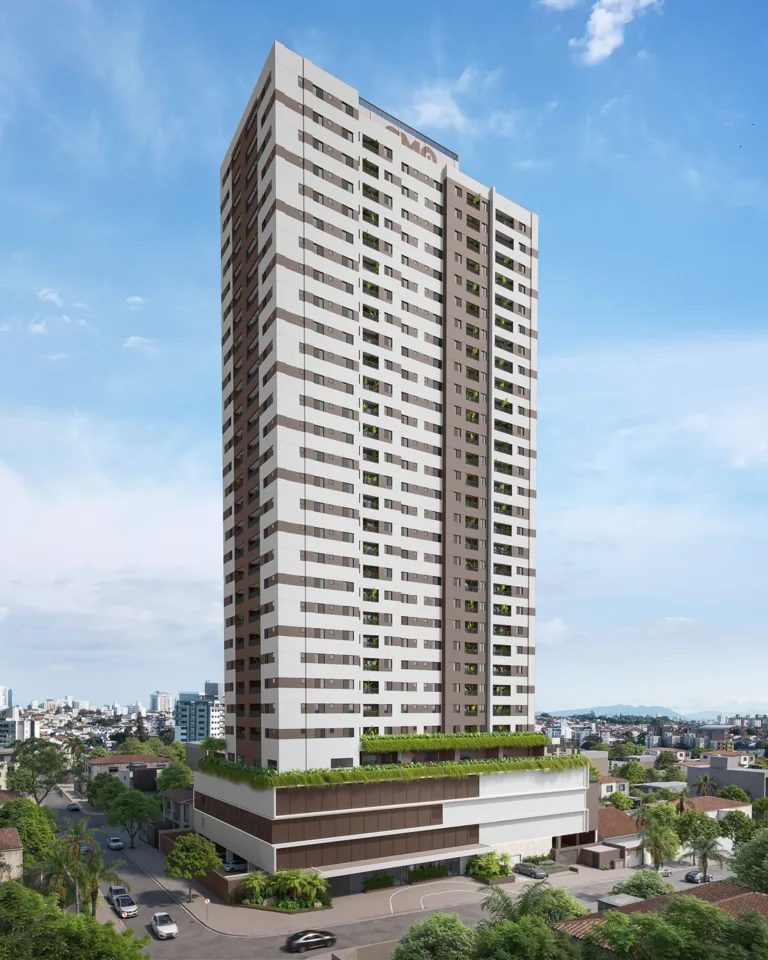 Imagem oficial de divulgação de Passos Flamboyant, Goiânia. Pode ser perspectiva artística.