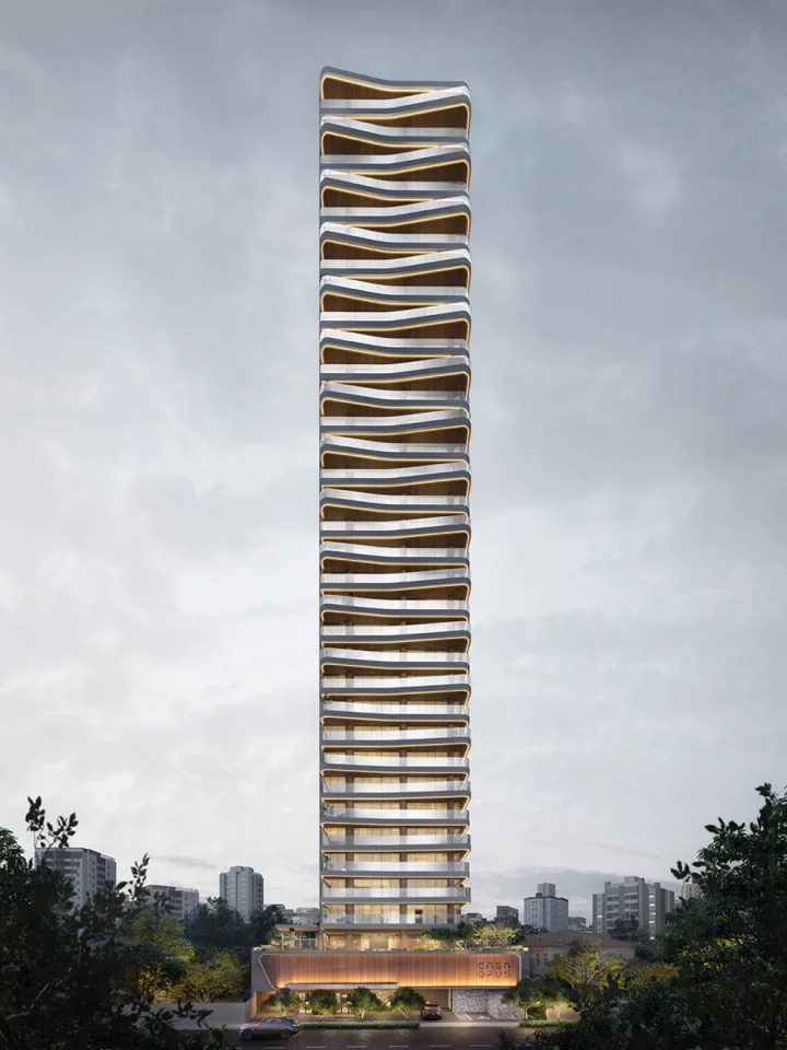 Imagem oficial de divulgação de Casa Opus Marista, Goiânia. Pode ser perspectiva artística.