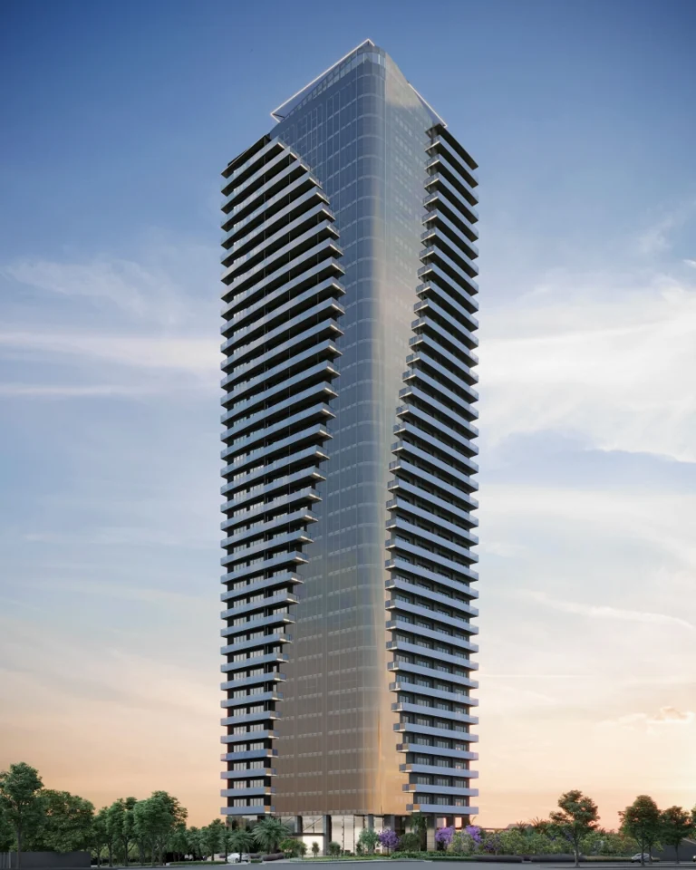 Imagem oficial de divulgação de Cidade Opus Corporate, Goiânia. Pode ser perspectiva artística.