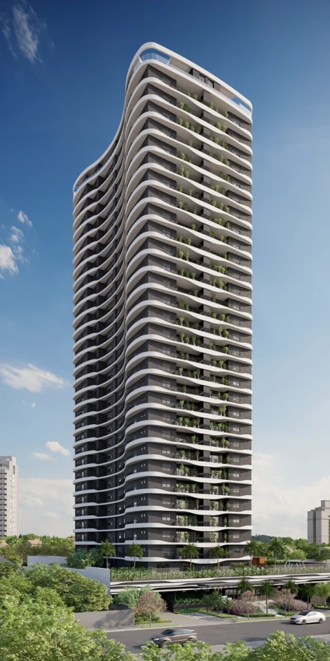 Imagem oficial de divulgação de Opus Nido, Goiânia. Pode ser perspectiva artística.